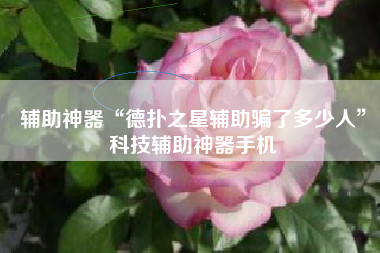 辅助神器“德扑之星辅助骗了多少人”科技辅助神器手机