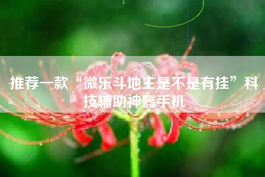 推荐一款“微乐斗地主是不是有挂”科技辅助神器手机