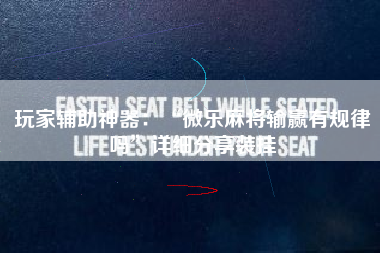 玩家辅助神器：“微乐麻将输赢有规律吗”详细分享装挂