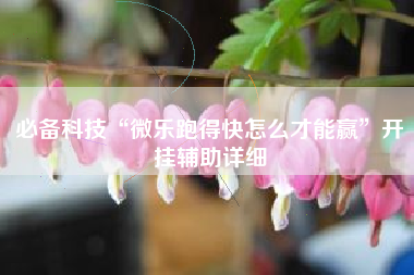 必备科技“微乐跑得快怎么才能赢”开挂辅助详细