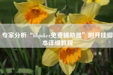 专家分析“hhpoker免费辅助器”附开挂脚本详细教程