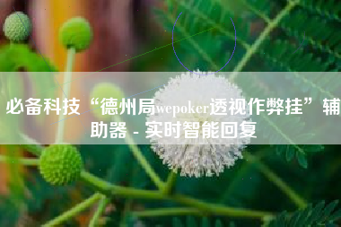 必备科技“德州局wepoker透视作弊挂	”辅助器 - 实时智能回复