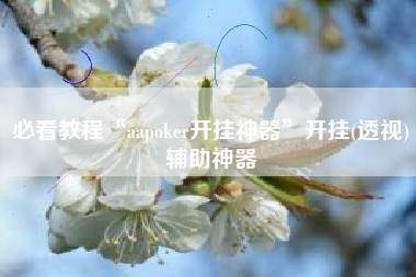 必看教程“aapoker开挂神器	”开挂(透视)辅助神器